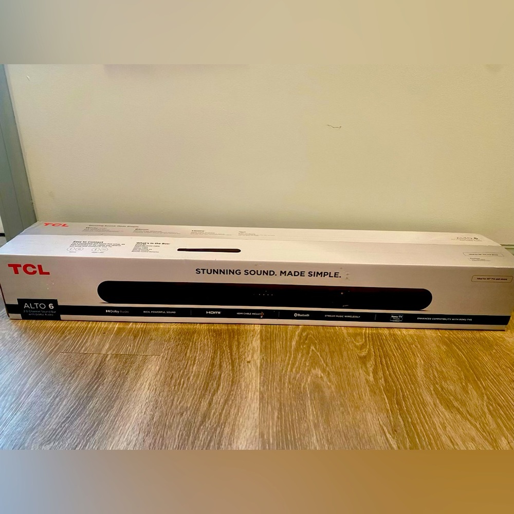 NEW TCL sound bar (still in the box).
